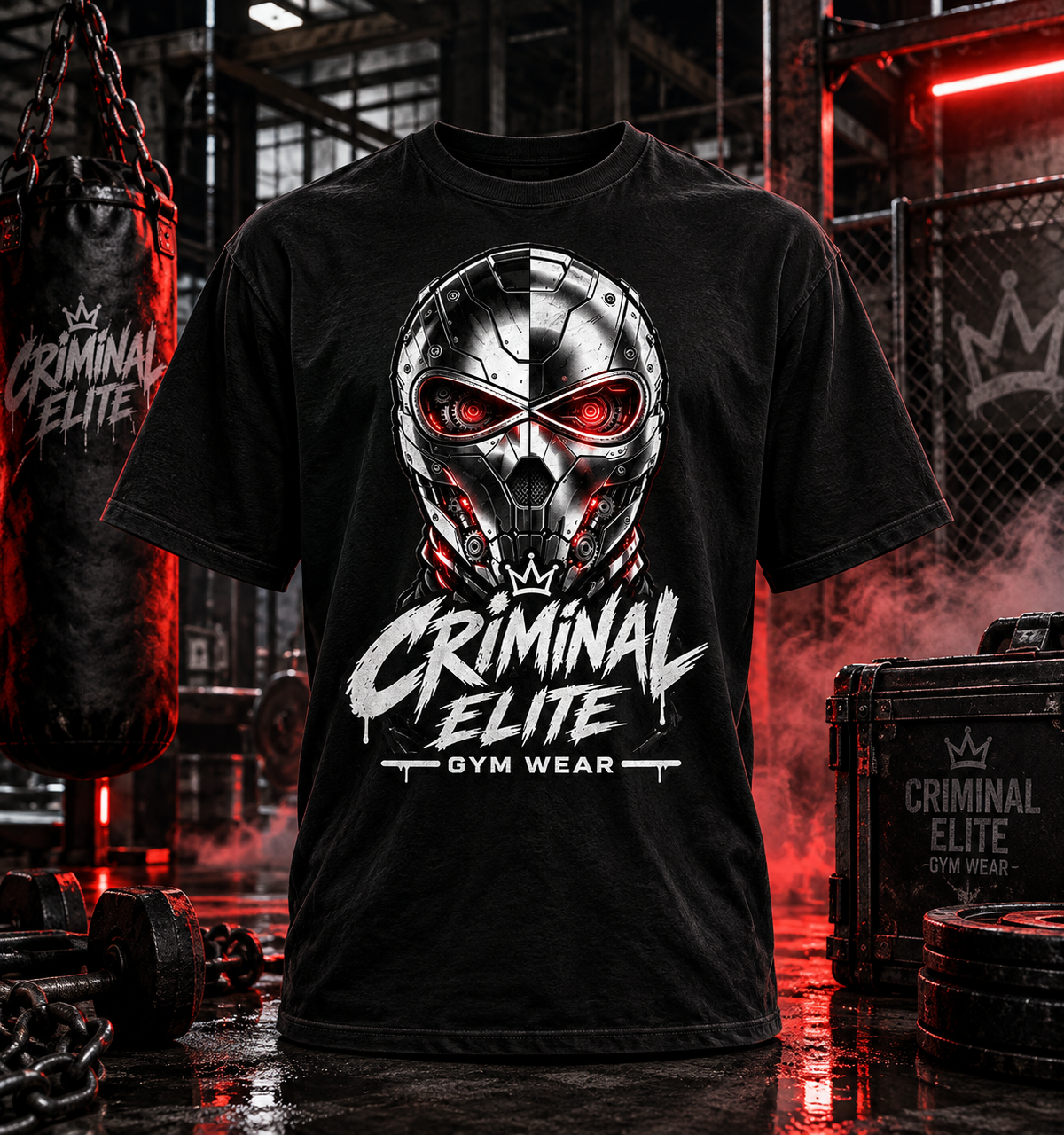 short sleeve large logo
